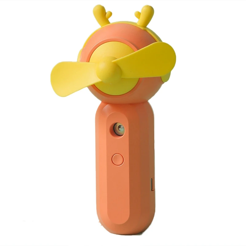 

Summer Spray Small Fan Rechargeable Water Replenishment Convenient Handheld Fan Small Deer Space Mini Humidifier Fan