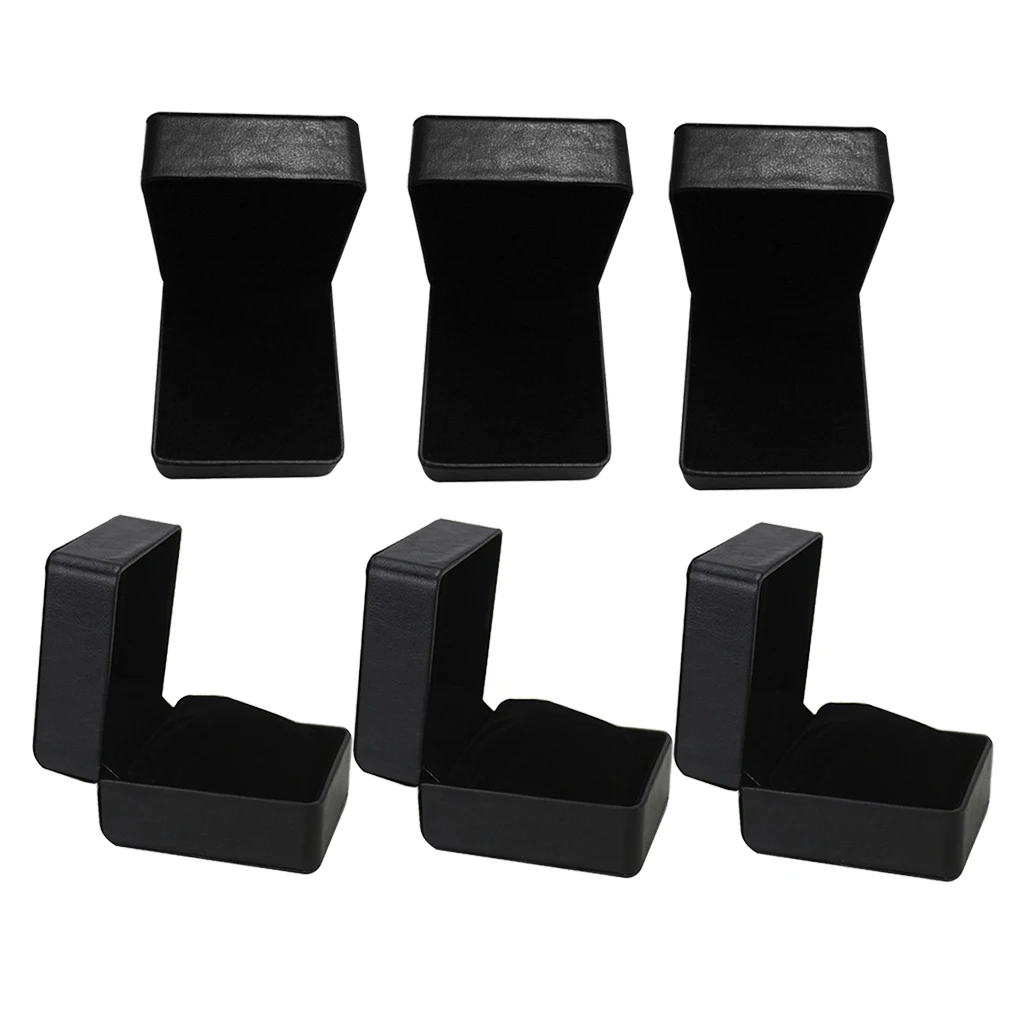 

6 шт., простая кожаная мужская подушка для часов, для хранения ювелирных изделий