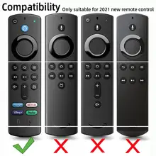 2021 TV Remote Control Cover Protective Case For Fire TV Stick 4K 3rd Gen Controller Compatible With Alexa Voice Remote