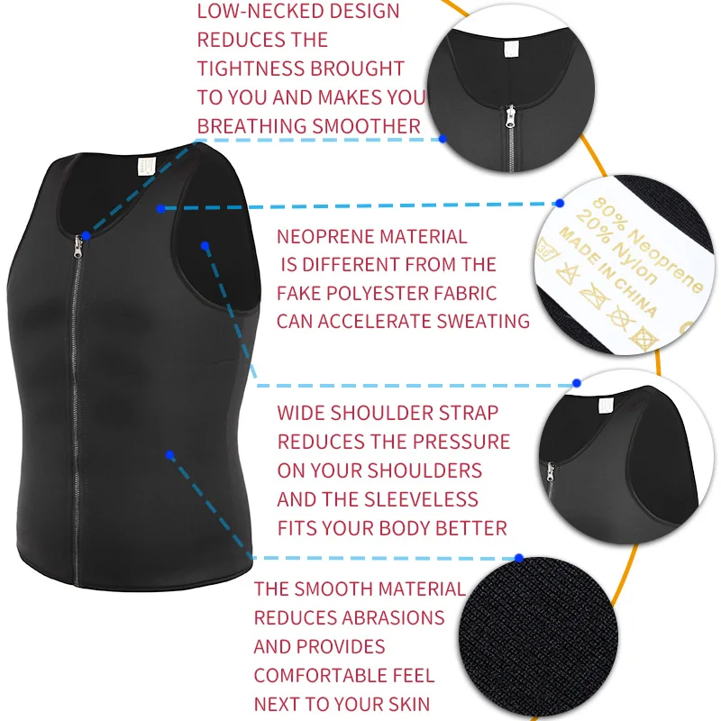 Мужская корректирующая одежда для похудения и живота Корректирующее белье из