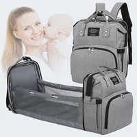 baby diaper bag bed backpack for mom maternity bag for stroller nappy bag large capacity nursing bag for baby care upgrade hooks
