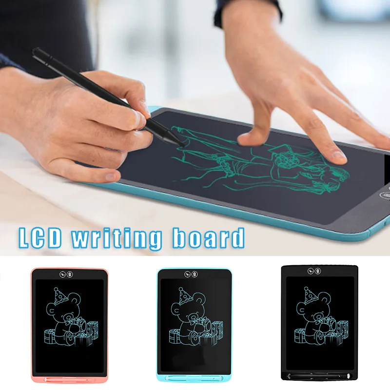 

LCD Writing Tablet Partially Erasable Electric Drawing Board Digital Graphic Tablet Drawing Pad with Pen Gift for Kids 8.5inch