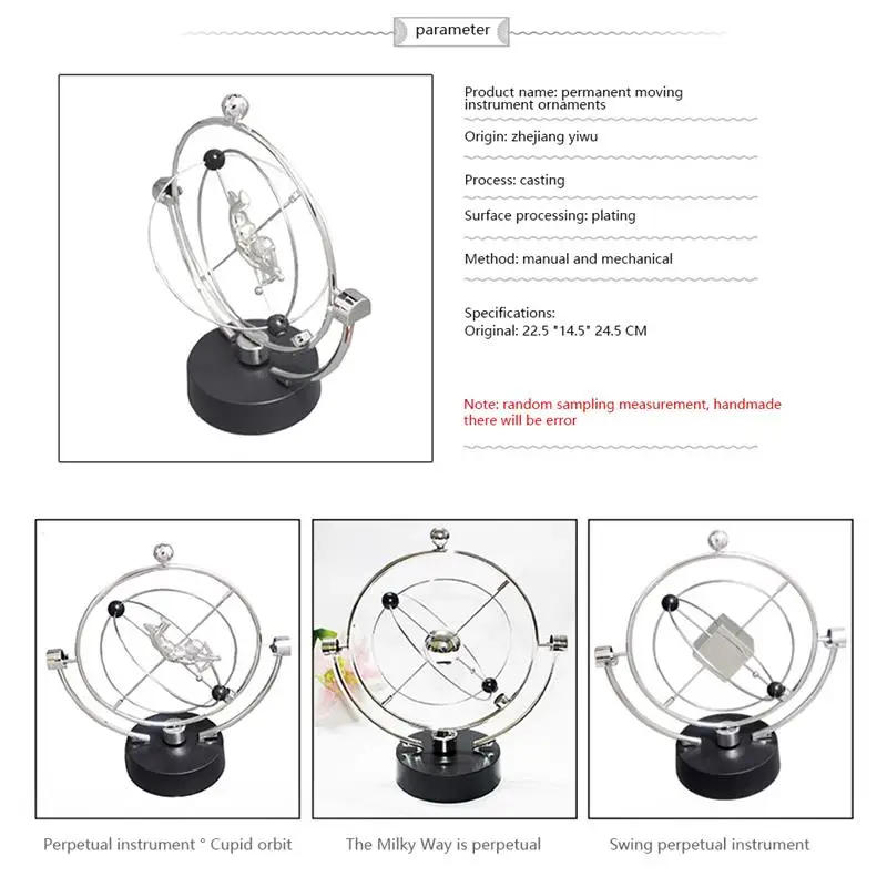 

Rotating Perpetual Swing Celestial Earth Newtonian Pendulum Dynamics Orbit Model Rotating Tool Home Decoration