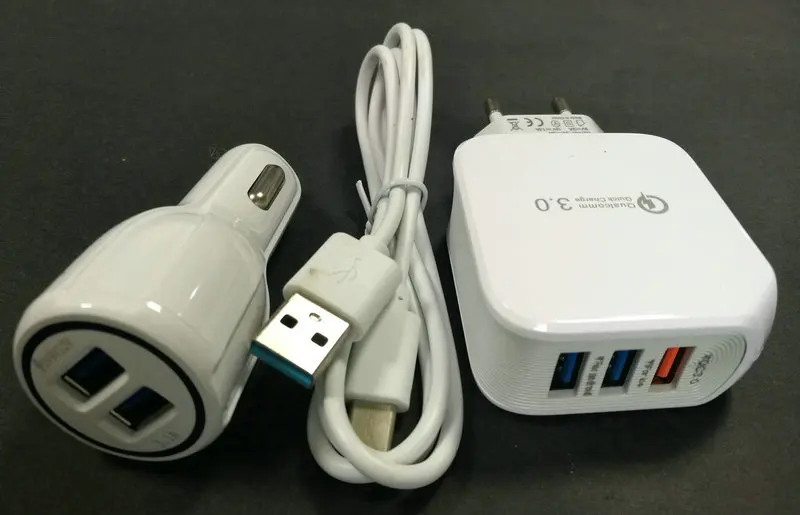 5А EU дорожный настенный адаптер 3 USB выход + кабель Автомобильное зарядное