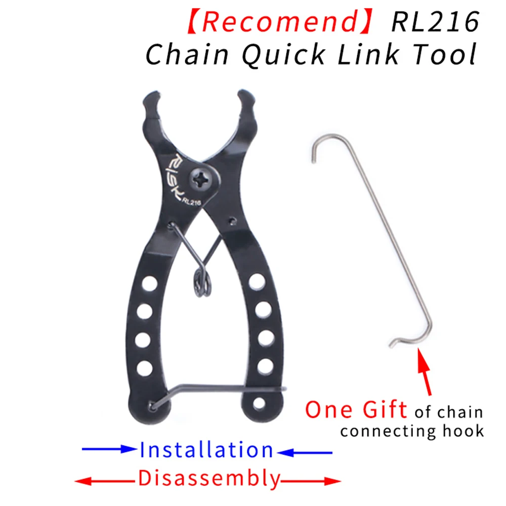 

Bicycle Chain Tool Mini Mountain Bike Chain Quick Link Cycling Wrench Chain Clamp Quick Removal Tool Repair Tools For MTB Bikes