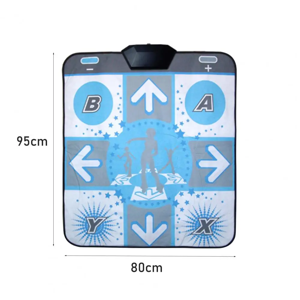 

CWI233 Dancing Mat Non-Slip Single Person PVC Smellless Dance Blanket for W.i.i Game Console