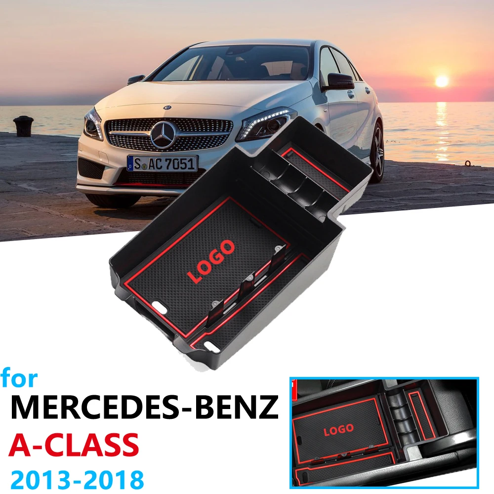 Автомобильный Органайзер аксессуары для Mercedes Benz A Class W176 2013 ~ 2018 подлокотник