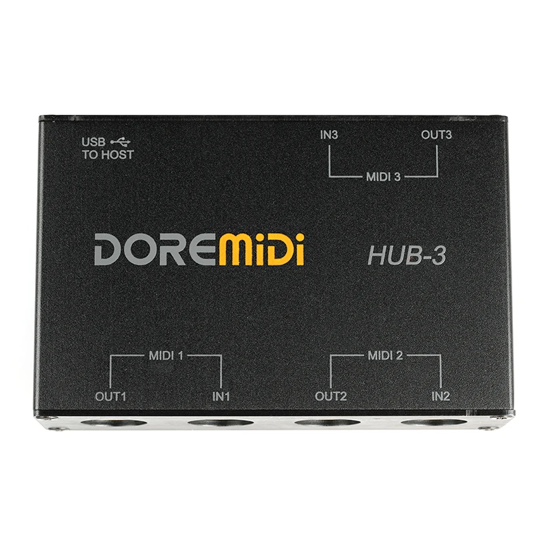 DOREMiDi HUB-3 MIDI 3X3 коробка USB интерфейс контроллер адаптер конвертер | Электроника