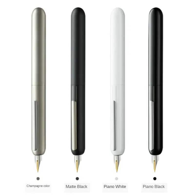 Ручка перьевая LM Focus 3 черная титановая ручка с золотым наконечником 14 к