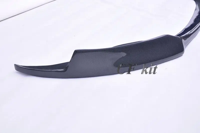 CF комплект из натурального углеродного волокна спереди губы фартук бампер