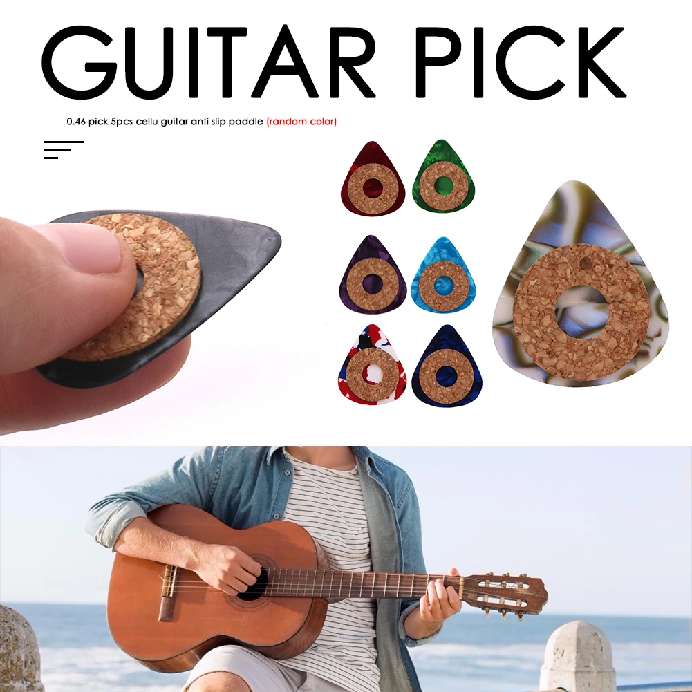 5 шт. разноцветный Стандартный целлулоид + пробка с нескользящим захватом для