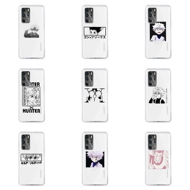 

hunter x hunter Phone Case For Huawei P40 P30 P20 Mate Honor 10i 30 20 i 10 40 8x 9x Pro Lite Transparent Cover