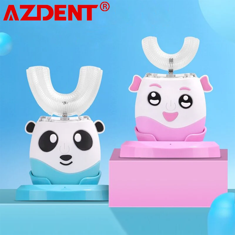 Зубная щетка Azdent электрическая ультразвуковая 360 градусов с сисветильник