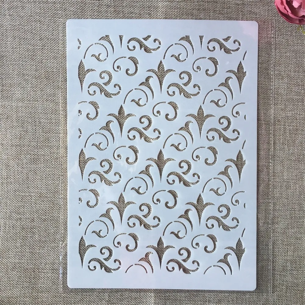 

A4 29cm Tulip Texture DIY Layering Stencils Wall Painting Scrapbook Coloring Embossing Album Decorative Template