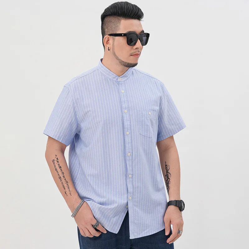 Дополнительные XL Мужская футболка с коротким рукавом толстяк Свободная