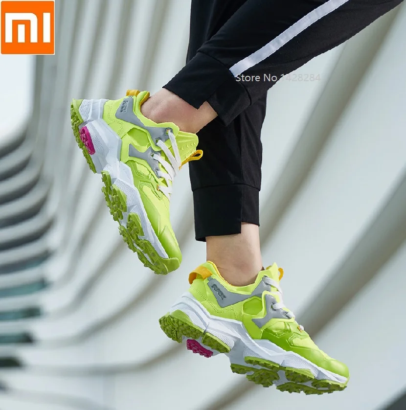 Xiaomi Rax man Светоотражающие мягкие беговые кроссовки 3D амортизирующие eva Нескользящие износостойкие уличные спортивные кроссовки