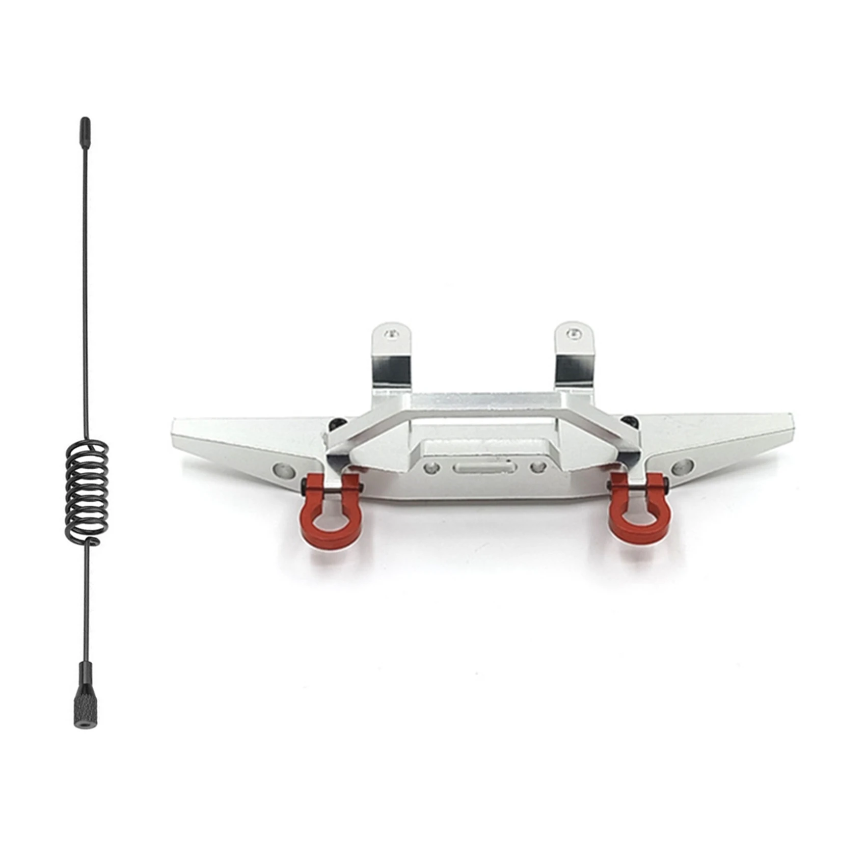 

Имитация детали для дистанционного управления для Traxxas украшение для антенны с металлическим передним Бампером для MN D90