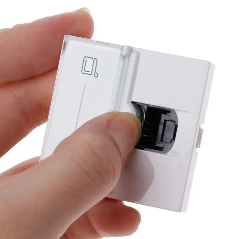 Информационный сетевой модуль CAT6 разъем RJ45 8P8C переходник Keystone Jack стандартная