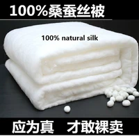 can be customized 100 mulberry silk comforter filling without quilt cover choose different weight in different seasons