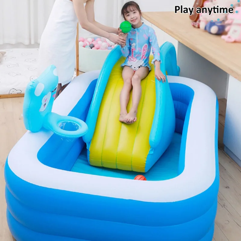 

Inflatable Pool Toy Water Sports Basketball Set for Kids Tub Including 1 x Ball Ring 2 x Ball 1 x Pump PUZ777