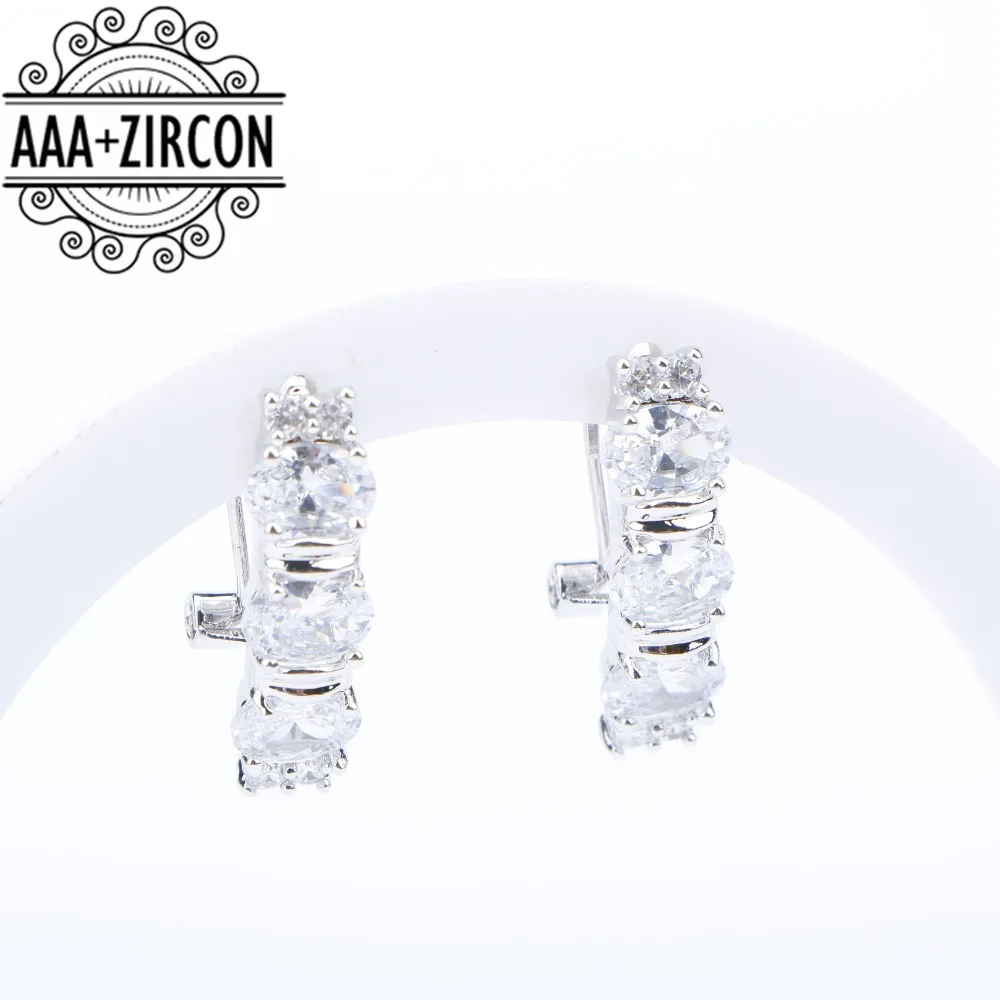 Набор свадебных ювелирных украшений для женщин кольца с подвесками из серебра 925