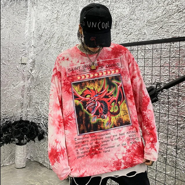 Забавный мультяшный принт мужские толстовки 2019 Harajuku уличная одежда Повседневный