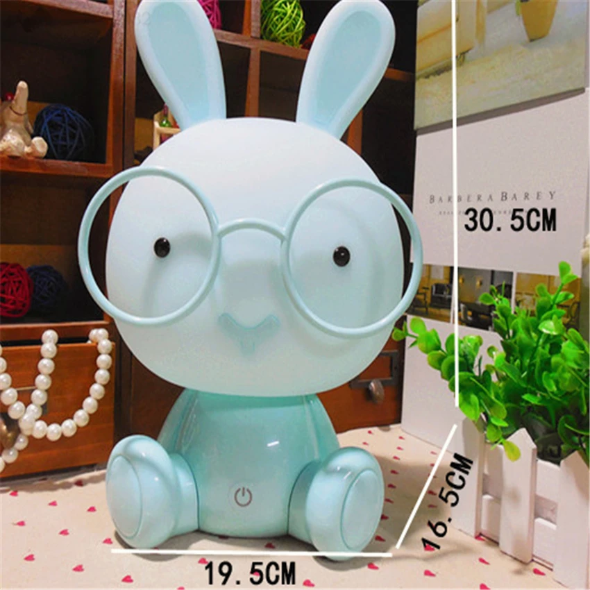 Современная светодиодная настольная лампа с сенсорным выключателем цветная