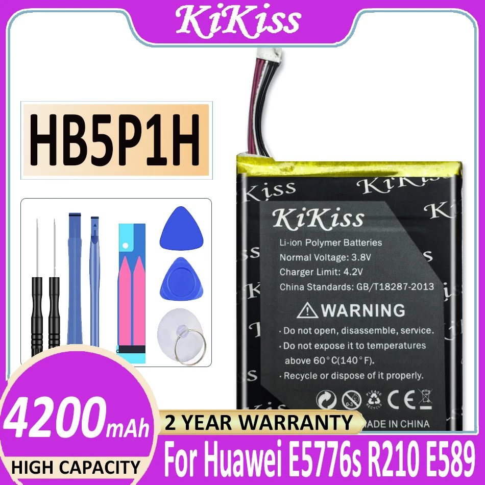

Free Tool 4200mAh Battery For HuaWei E5776s R210 E589 HB5P1H Li-Polymer Battery HB5P1H +Tracking Number