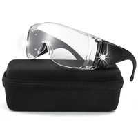anti fog safety goggles with dual led lights for workshop clear eye protection shield anti scratch goggles 2021 new