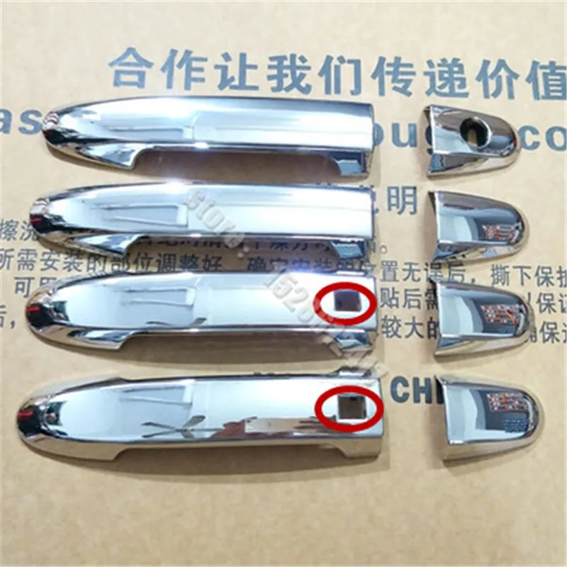 

Стайлинг автомобиля 2007 ~ 2012 для Hyundai Santa Fe /ix45 ABS Хромированная дверная ручка Чаша Дверная ручка защитное покрытие крышка отделка