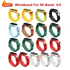 Новинка 2021, модные красивые рождественские украшения, браслет, Цветной силиконовый ремешок для Xiaomi Mi Band 34, сменный Браслет