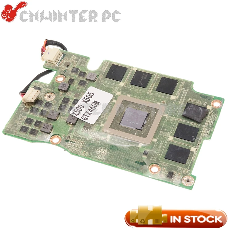 

NOKOTION DATZ1VUBAD0 34TZ1VB00L0 For Toshiba Qosmio X505 X500 Laptop VGA Graphics card GPU Geforce GTX 460M 1.5GB DDR5