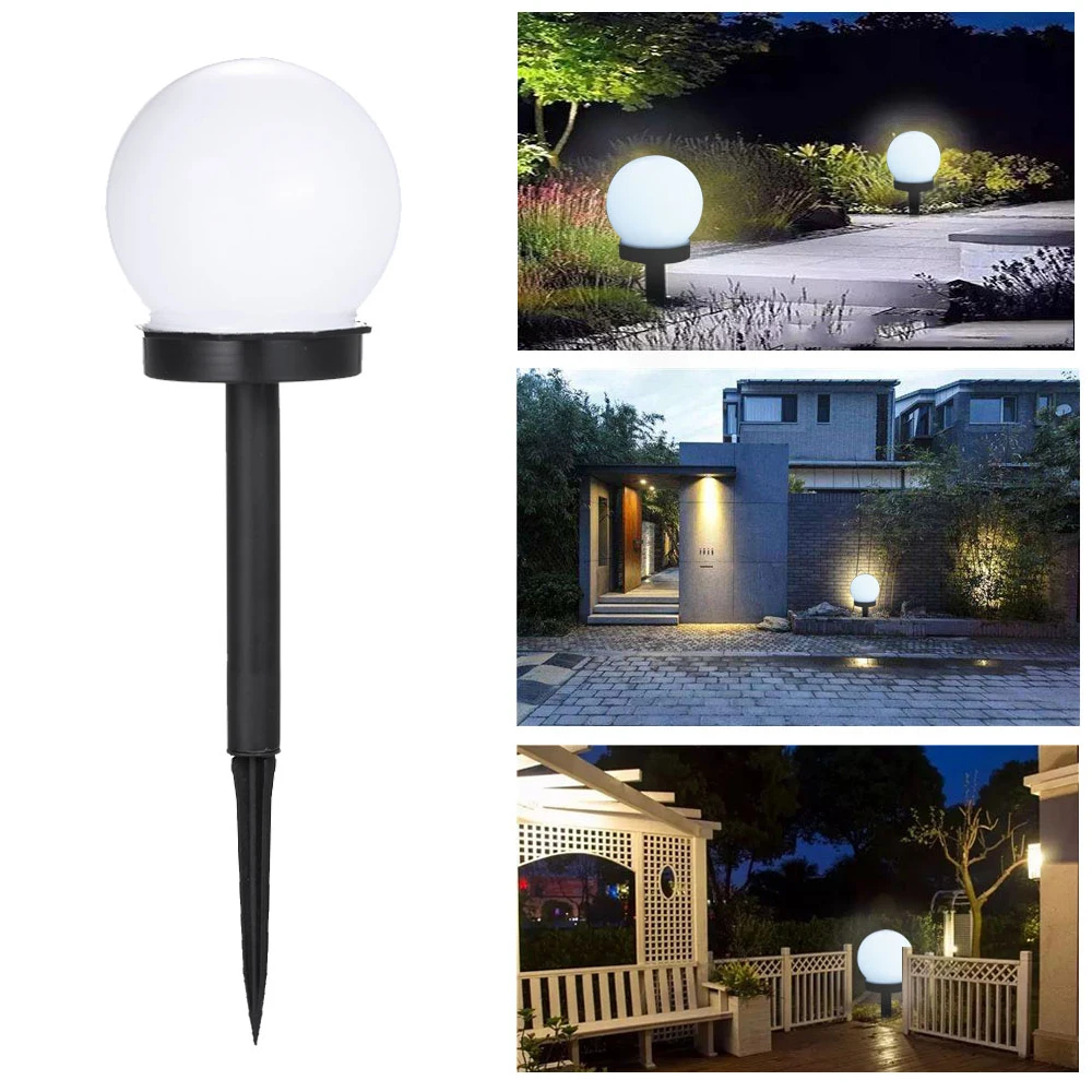 Светодиодный садовый светильник в форме шара на солнечной батарее Уличные