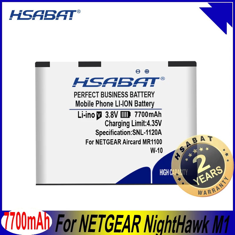 HSABAT 7700 мА/ч W-7 W-10 Батарея для Netgear Сьерра Aircard 810S 790S Беспроводной маршрутизатор