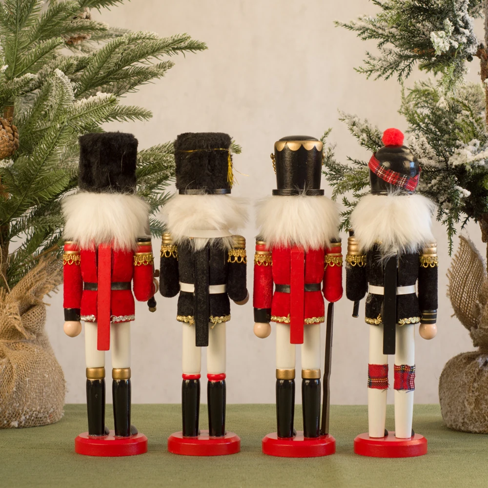 30 см Лидер продаж европейскый деревянный Щелкунчик кукла-солдат украшения