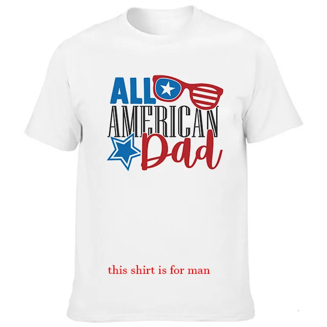Camiseta a juego para el d&iacute;a de la independencia de todos los americanos, pap&aacute;, mam&aacute;, ni&ntilde;o y ni&ntilde;a, camiseta patri&oacute;tica, camisetas americanas de amor-2