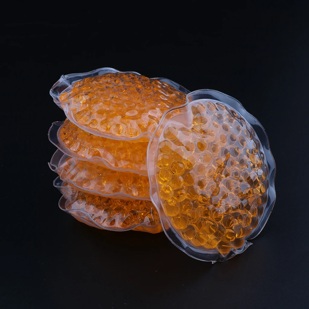 5 шт. многоразовая круглая гелевая морозильная маска с морозильной камерой для