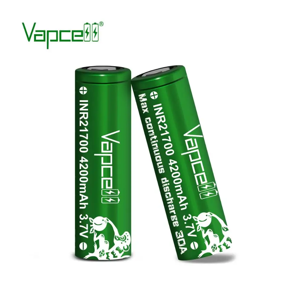 Бесплатная доставка Vapcell INR21700 4200mah 30A 21700 аккумулятор rewrap molicel P42A rechargeable батарея