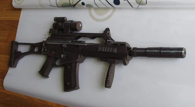 1:1 G36 Gemany Штурмовая винтовка огнестрельное оружие 3D бумажная модель комплект