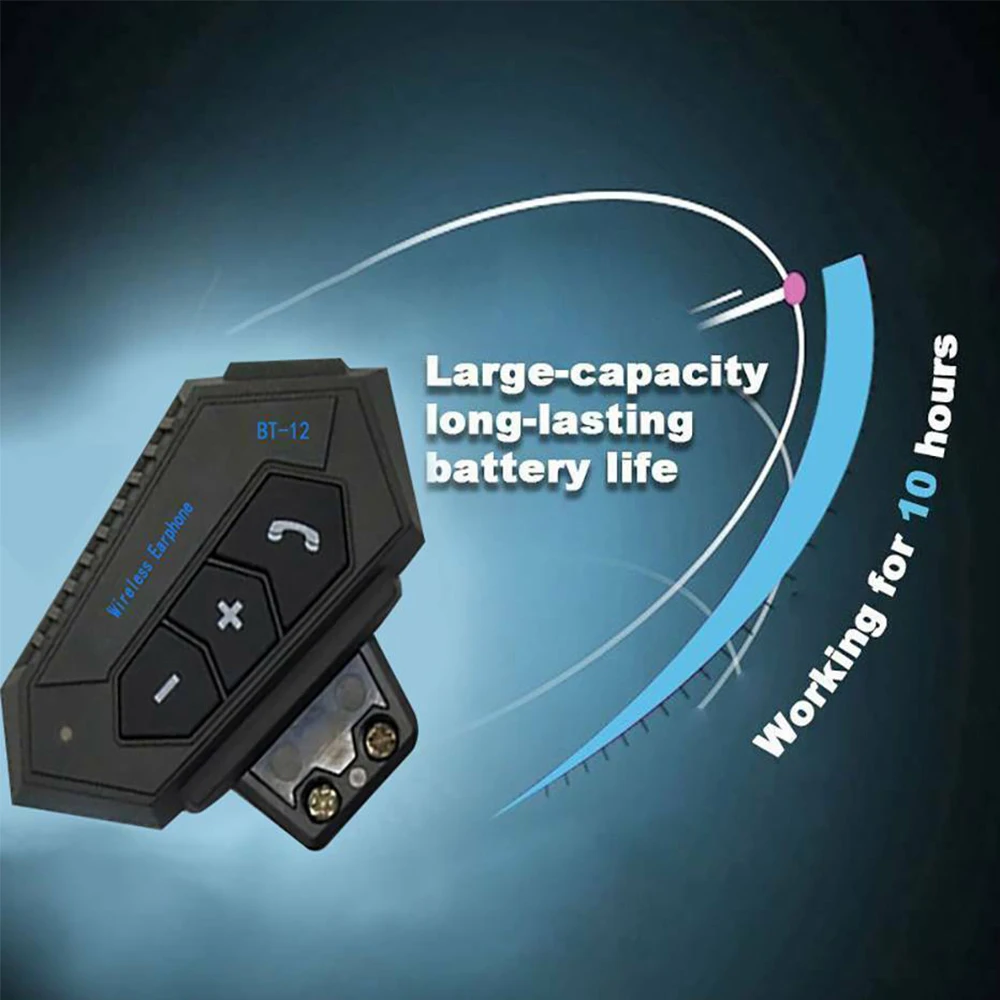 Мотоциклетный шлем Bluetooth наушники гарнитура домофон Мотор велосипед