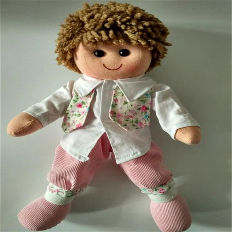 Симпатичные тканевые куклы 35 см для девочек и мальчиков плюшевые мягкие игрушки