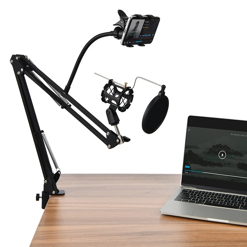 Подставка для микрофона подставка держатель стола подвеска ножничный зажим