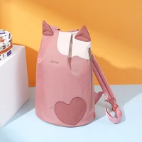 just star2020 new fashion backpacks for women casual korean version cute cartoon girl bag nylon cat backpack