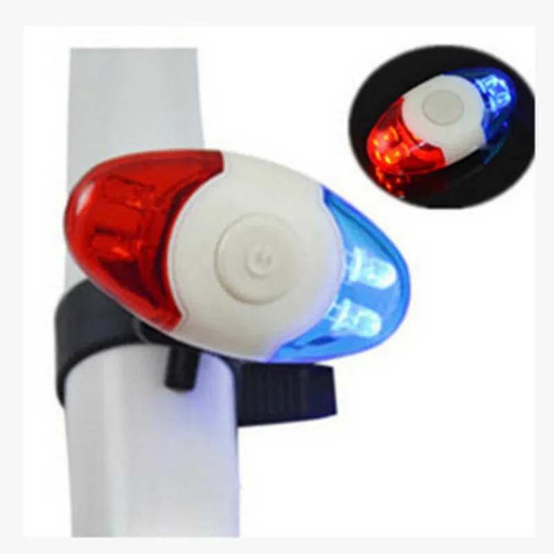 Велосипедный задний светильник для горного велосипеда 4LED Красный и синий с
