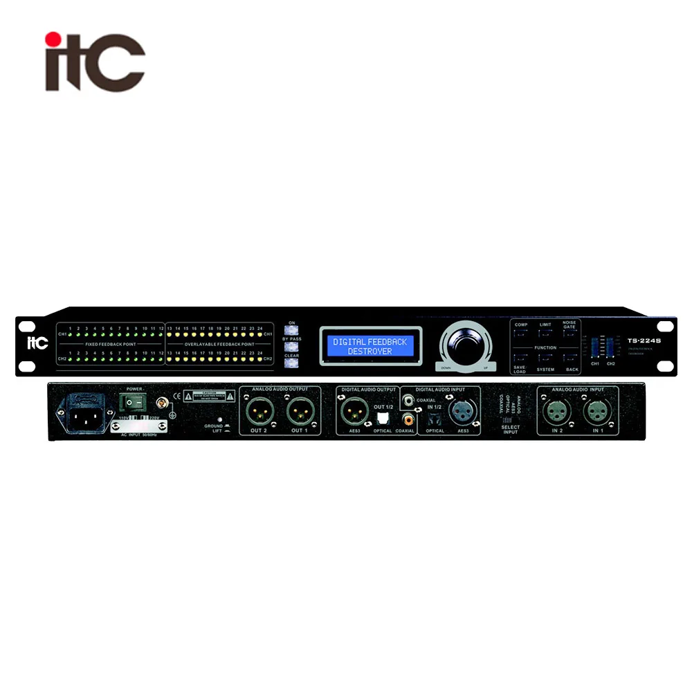 

TS-224S Digital Feedback Suppressor for Professional Sound System
