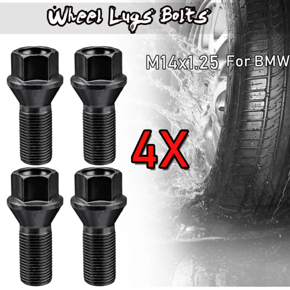 4 шт. гайки для болтов колесных гаек M14 X 1 25 BMW X3 X5 E70 E71 F20 F25 36136781151 автозапчасти из