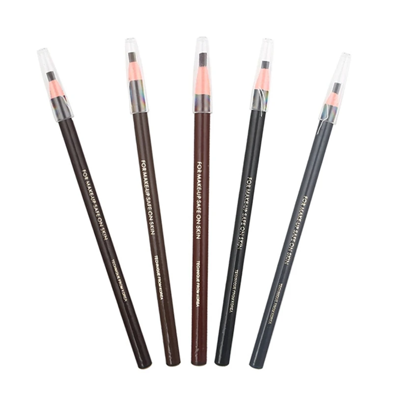 

1 шт. микроблейдинг карандаш для бровей водостойкий натуральный макияж карандаш для бровей позиционирование губ темно-коричневый инструме...