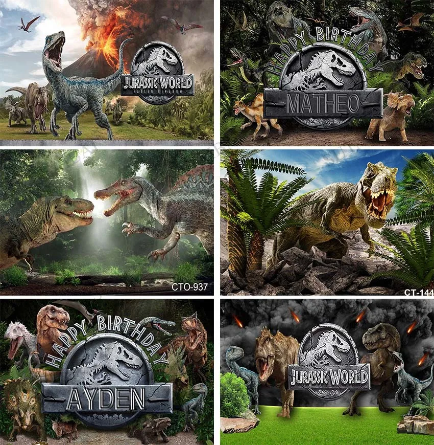 

Vinyl Photography Backdrops Dinosaur Newborn Birthday Party Baby Shower Backgrounds for Photo Studio Photocall Wallpaper