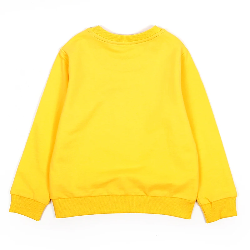Желтые толстовки свитеры для маленьких девочек детские весенние хлопковые