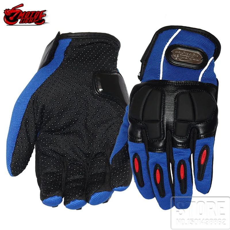 Мужские мотоциклетные кожаные гоночные перчатки велосипедные защитные с